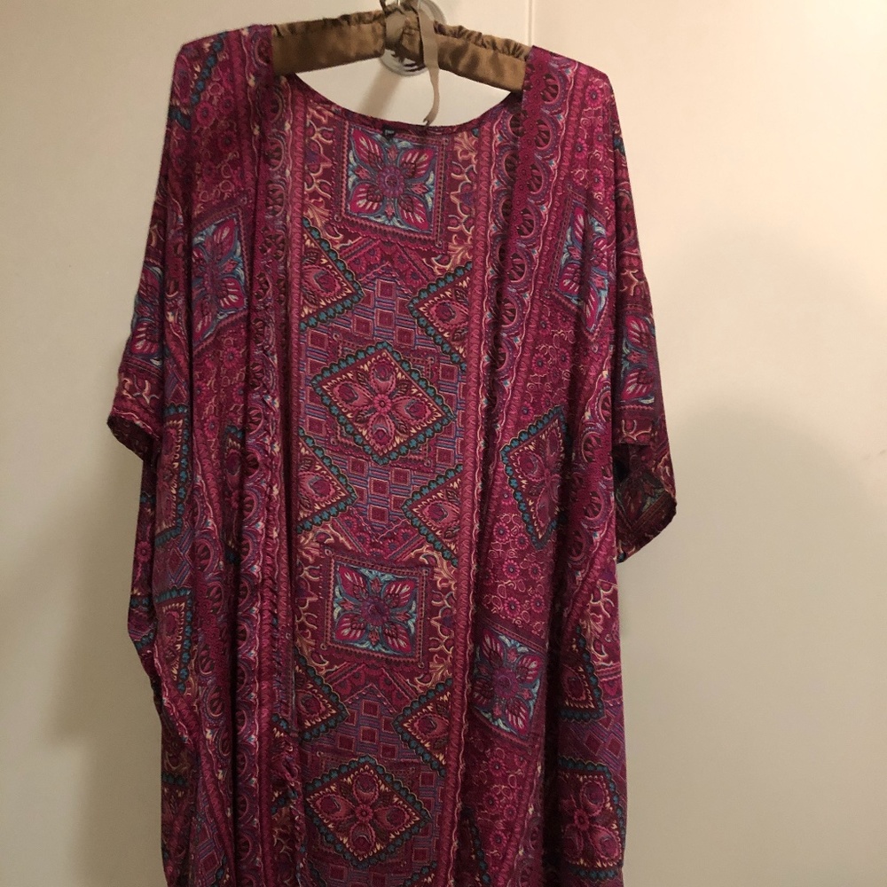 Silk-like Lounge Top/Robe